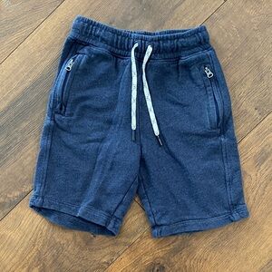 Hanna Andersson Dark Blue Slim Shorts Size 4 (100cm) 100% Cotton